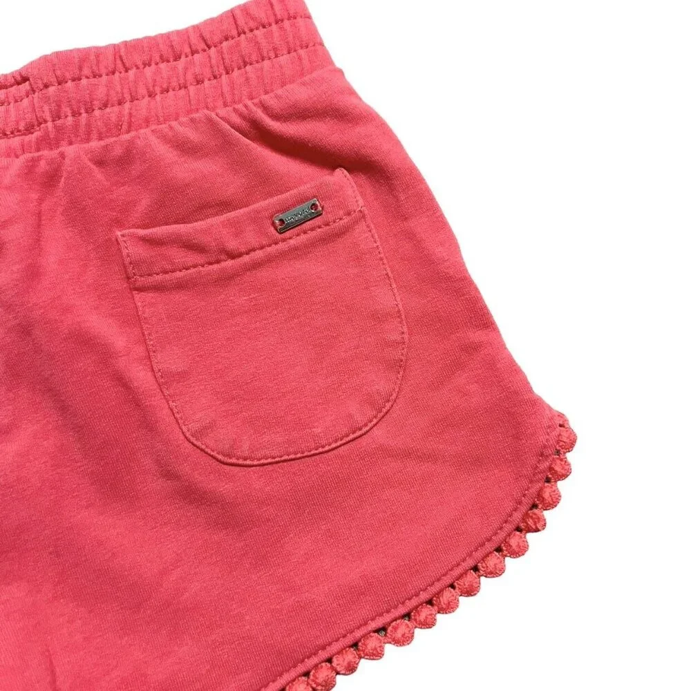 Mayoral 4Y Coral Drawstring Shorts